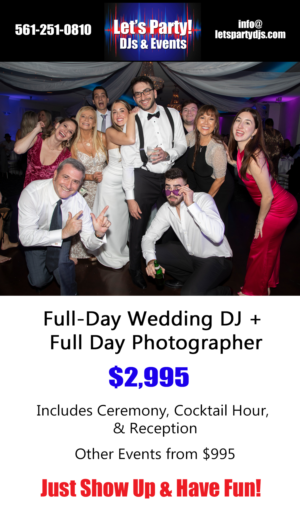 2995 Full Day Wedding Special Postcard 2024